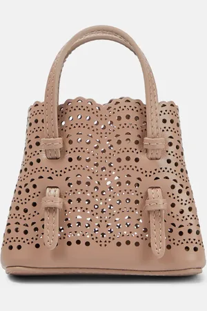 Alaïa Alaïa Schultertasche Le Mina Mini aus Leder