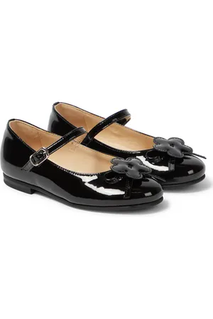 Il gufo Verzierte Ballerinas aus Lackleder