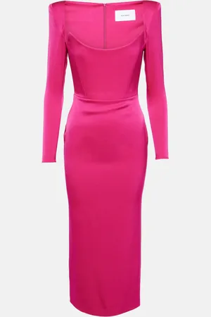ALEX PERRY Midikleid aus Satin