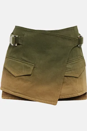 DION LEE Wickelrock aus Denim