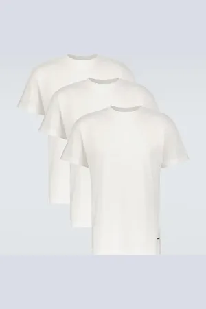Jil Sander Set aus drei T-Shirts aus Baumwolle