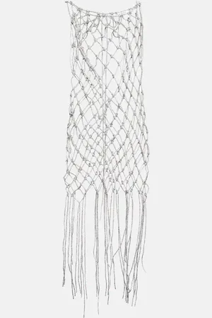 GIUSEPPE DI MORABITO Verziertes Minikleid aus Mesh