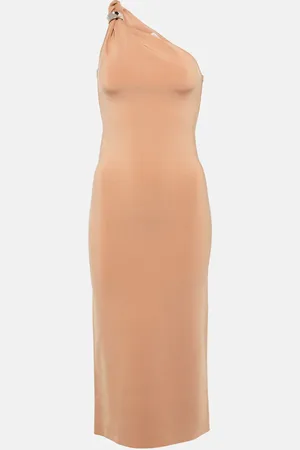 GALVAN One-Shoulder-Midikleid
