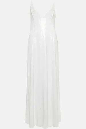 Khaite Midikleid mit Pailletten