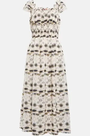 Altuzarra Midikleid aus einem Seidengemisch