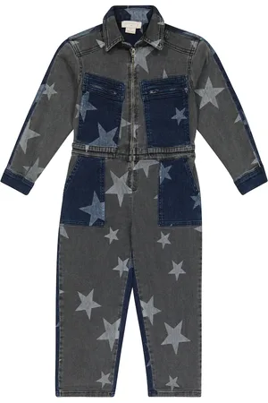 Stella McCartney Bedruckter Jumpsuit aus Denim