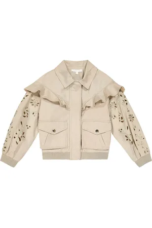 Chloé Chloé Kids Jacke aus Baumwolle