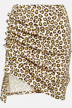 Paco rabanne Bedruckter Minirock aus Jersey