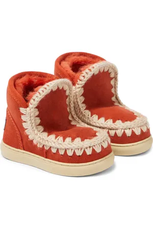 Mou Sneakers aus Veloursleder mit Shearling