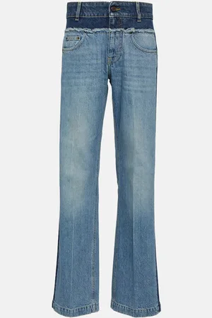 Stella McCartney High-Rise Wide-Leg Jeans
