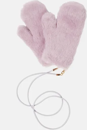 Max Mara Fäustlinge Ombrato aus Teddyfleece