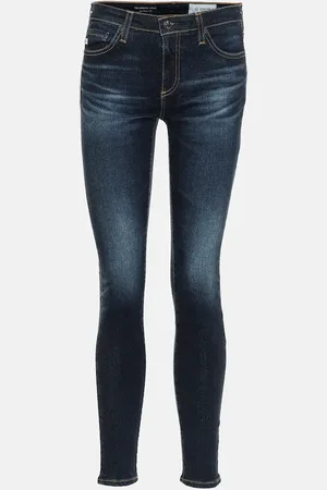 AG Jeans Mid-Rise Skinny Jeans The Legging Ankle