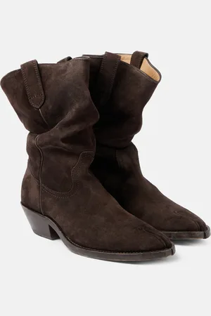 Maison Margiela Westernstiefel Tabi aus Veloursleder