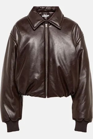 Acne Studios Bomberjacke aus Lederimitat