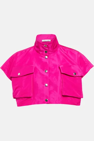 LAQUAN SMITH Cropped-Jacke aus Satin