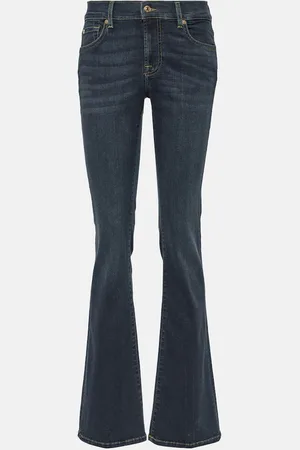 7 for all Mankind Mid-Rise Bootcut Jeans