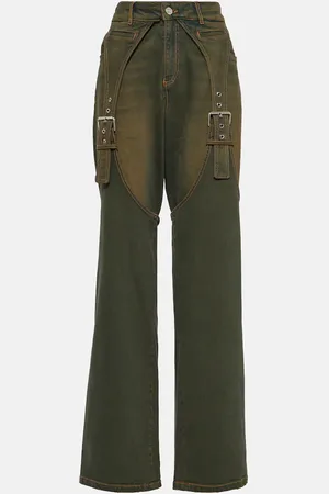 BLUMARINE High-Rise-Hose aus Denim