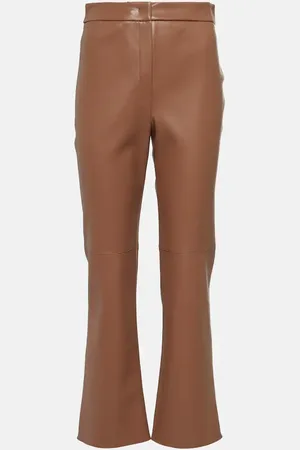 Max Mara Schlaghose Sublime aus Lederimitat