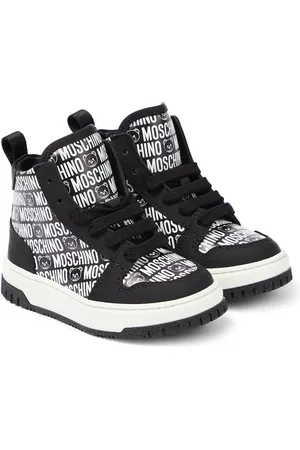 Moschino High-Top Sneakers aus Leder