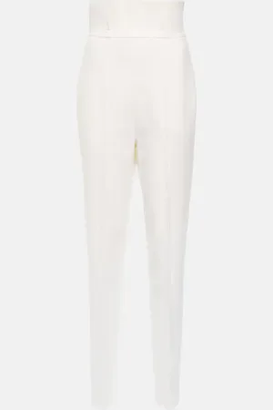 Nensi Dojaka Bridal Schmale Hose aus einem Wollgemisch