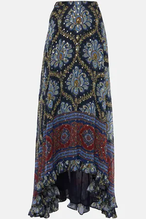 Etro Maxirock aus Seiden-Jacquard