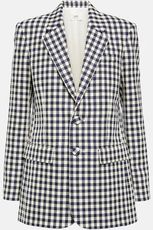 Ami Blazer aus Wolle und Baumwolle