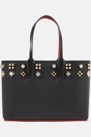 Christian Louboutin Verzierte Tote Cabata aus Leder