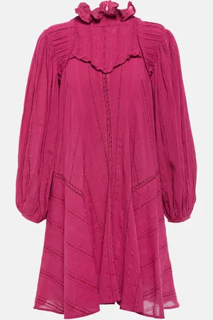 Marant Etoile Minikleid Isma aus einem Baumwollgemisch