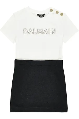 Balmain Kleid aus Baumwoll-Jersey