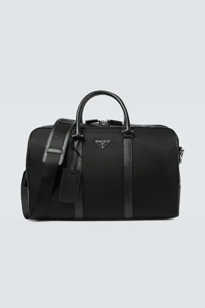 Prada Weekender aus Re-Nylon mit Saffiano-Leder