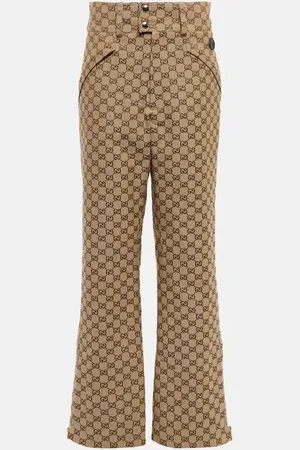 Gucci Schlaghose GG aus Baumwoll-Canvas