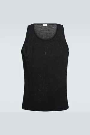 Saint Laurent Top aus Wolle