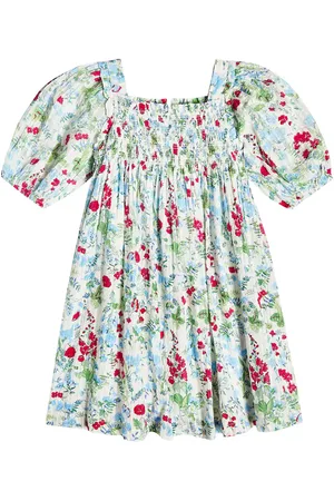 Tartine Et Chocolat Besticktes Kleid aus Baumwolle