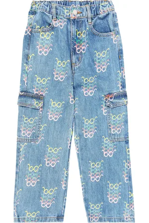 Jelly Mallow Bedruckte Cargo-Jeans