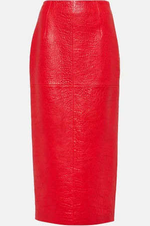 Prada Bleistiftrock aus Leder