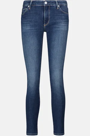 AG Jeans Mid-Rise Skinny Jeans Legging Ankle