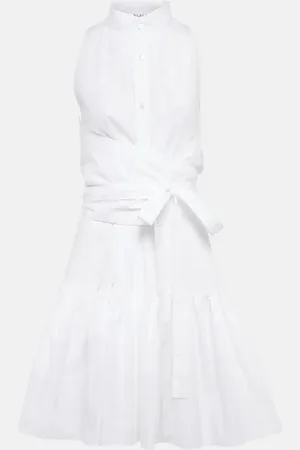 Alaïa Alaïa Minikleid aus Baumwollpopeline