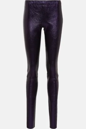 Stouls Leggings Carolyn aus Metallic-Leder