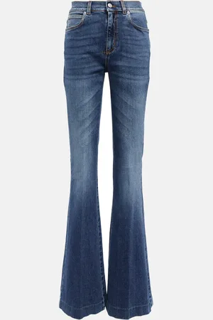 Alexander McQueen High-Rise Flared Jeans