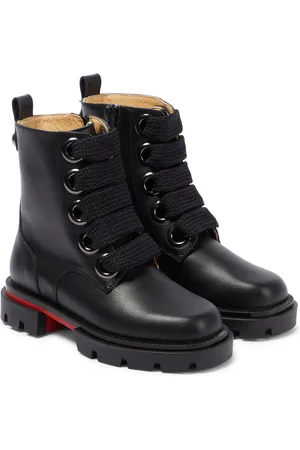 Christian Louboutin Schnürstiefel aus Leder