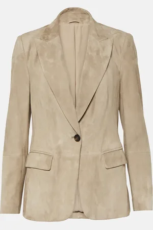 Brunello Cucinelli Blazer aus Veloursleder