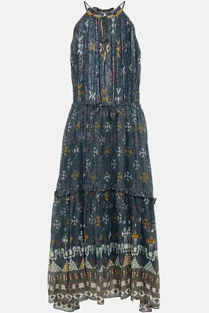 Marant Etoile Bedrucktes Midikleid Kabelino aus Baumwolle