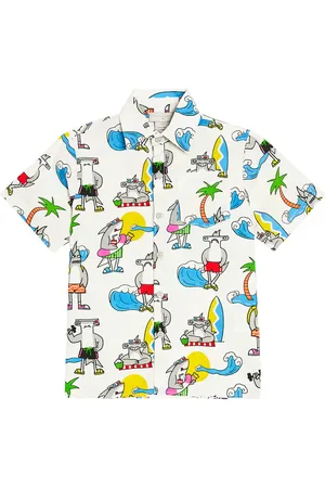 Stella McCartney Bedrucktes T-Shirt aus Baumwollpopeline