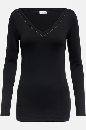 Brunello Cucinelli Longsleeve aus einem Baumwollgemisch
