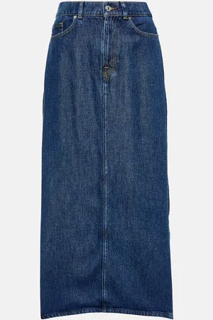 7 for all Mankind Midirock Mia aus Denim