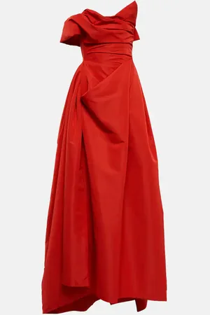 Vivienne Westwood Off-Shoulder-Robe aus Satin
