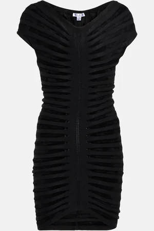 Alaïa Alaïa Off-Shoulder-Minikleid