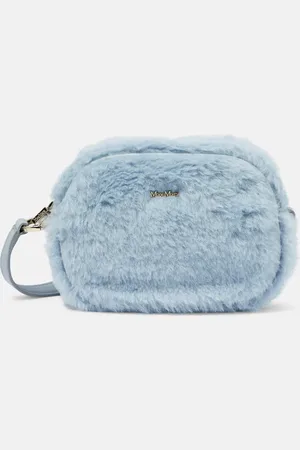 Max Mara Schultertasche Small aus Teddyfleece