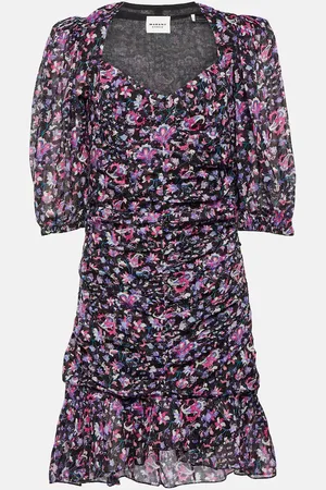 Marant Etoile Minikleid Lunesa aus Baumwolle