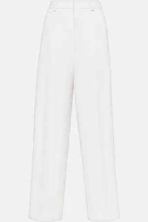 Ami High-Rise-Hose aus einem Wollgemisch
